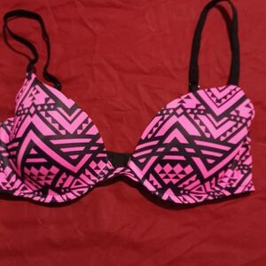 Victoria's Secret Pink and Black Bra